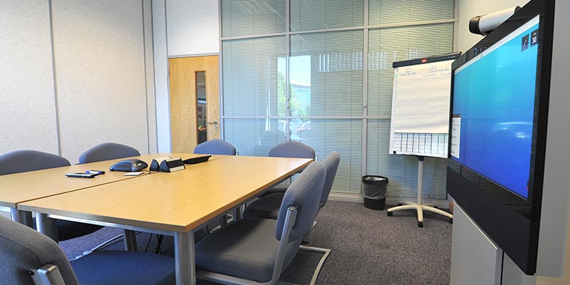 Empty Meeting Room in EON Rotherham Office Building