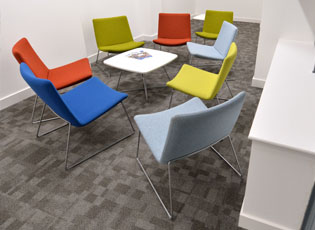 Small Meeting Area at Hastings Direct Leicester Office Building